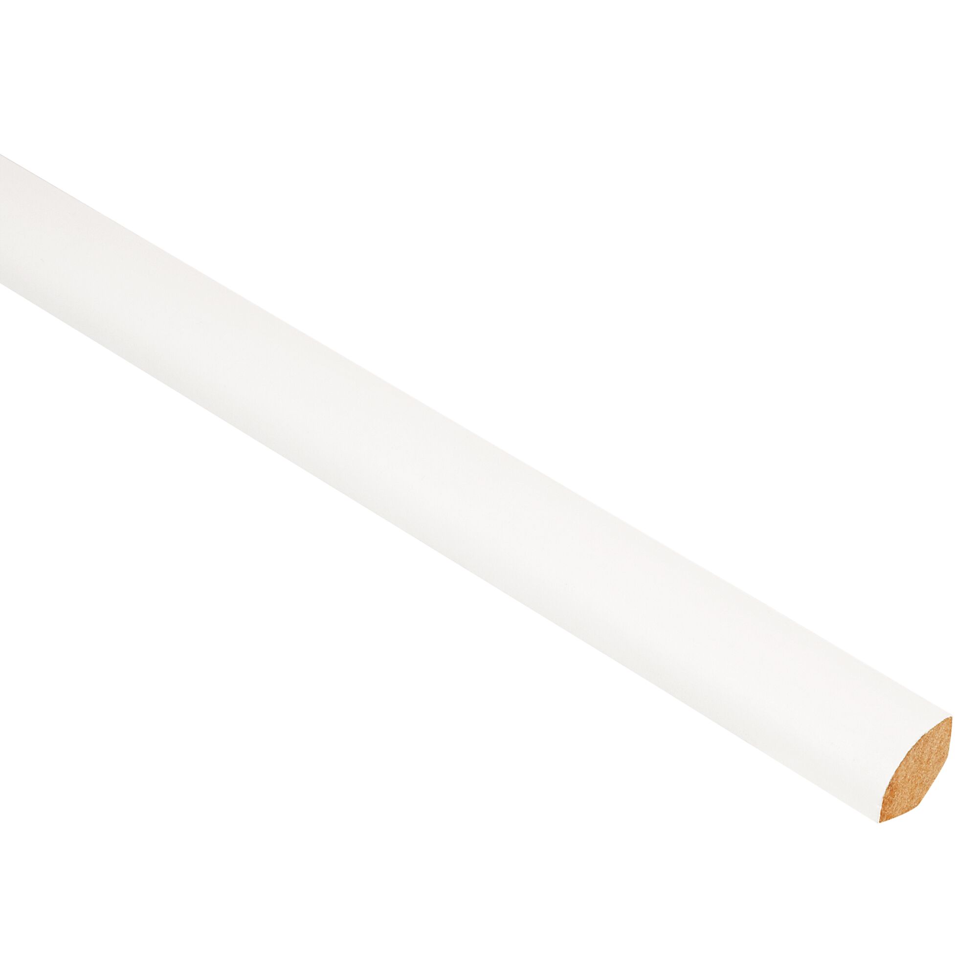 Weißer Viertelstab, 260 cm lang