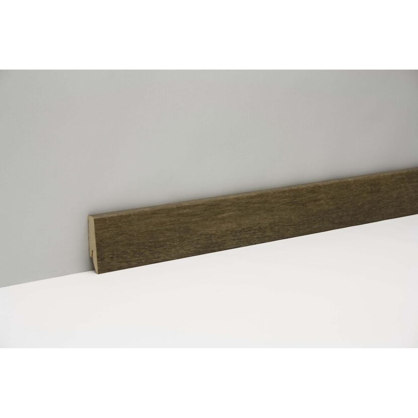 Holz Sockelleiste in dunkelbraun
