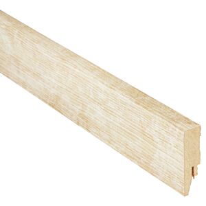 Clip-Sockelleiste gerade 2400 x 58 x 16 mm Skandinavische Esche