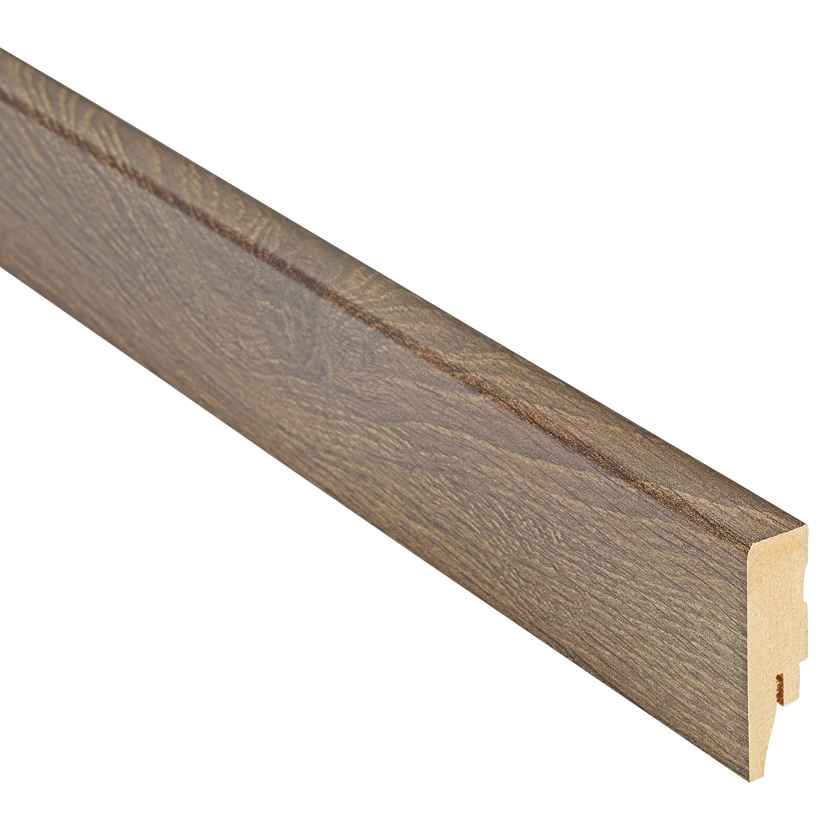 Holzsockelleiste Eiche Maron