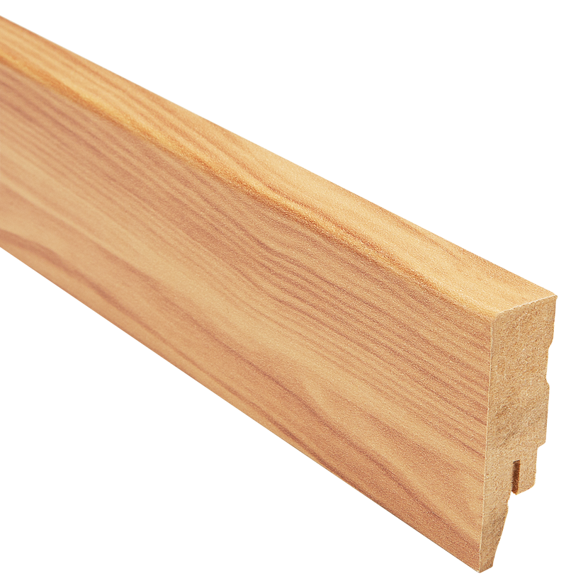 Holzsockelleiste in Apfel Bernstein