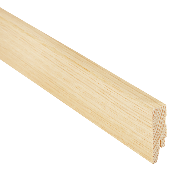 Bild von Clip-Sockelleiste gerade 2400 x 58 x 16 mm Eiche