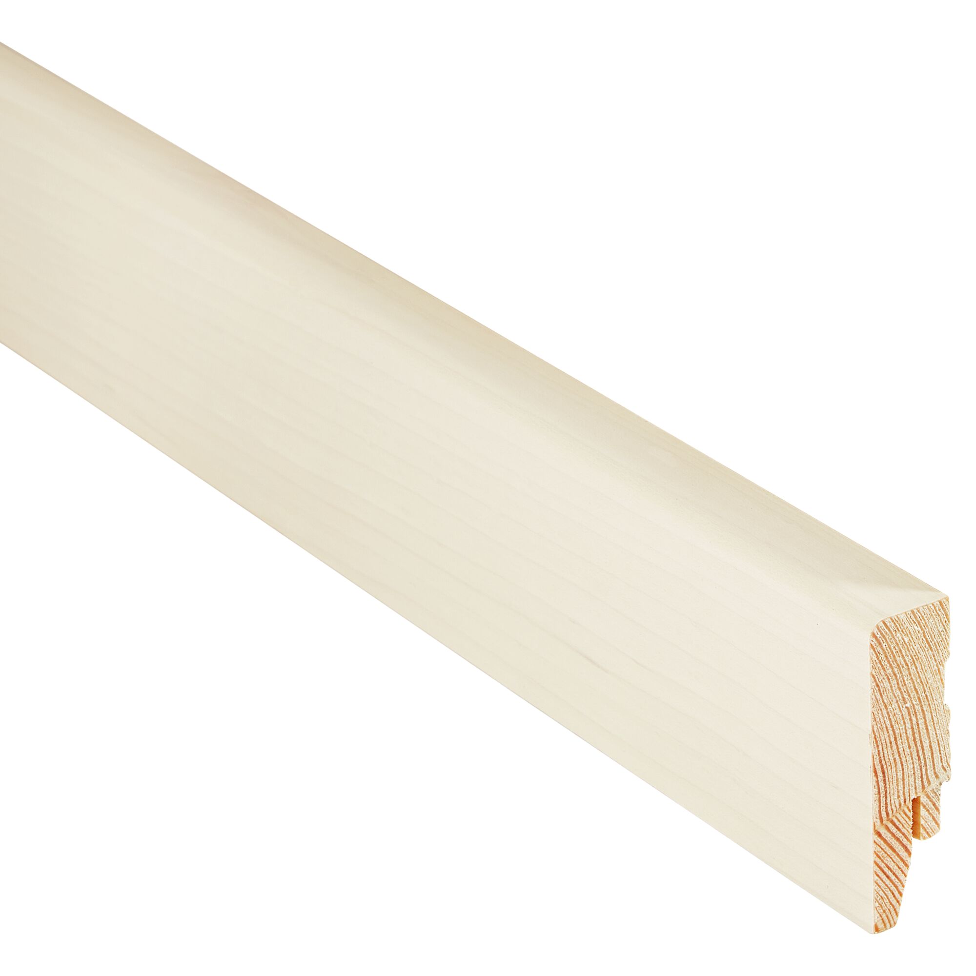 Holzsockelleiste Bergahorn furniert