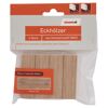 Vier Eckhölzer aus MDF in einer Verpackung