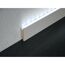 LED-Sockelleiste mit Diffuser Uni Weiß 2500 x 70 x 19 mm