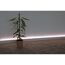 LED-Sockelleiste mit Diffuser Uni Weiß 2500 x 70 x 19 mm