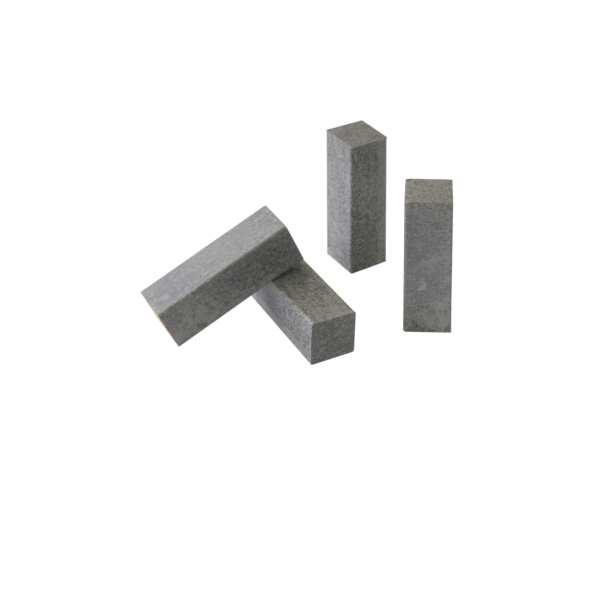 Eckholz Zement grau 19 x 19 x 60 mm, 4 Stück + product picture