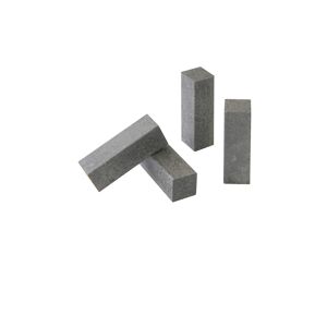 Eckholz Zement grau 19 x 19 x 60 mm, 4 Stück
