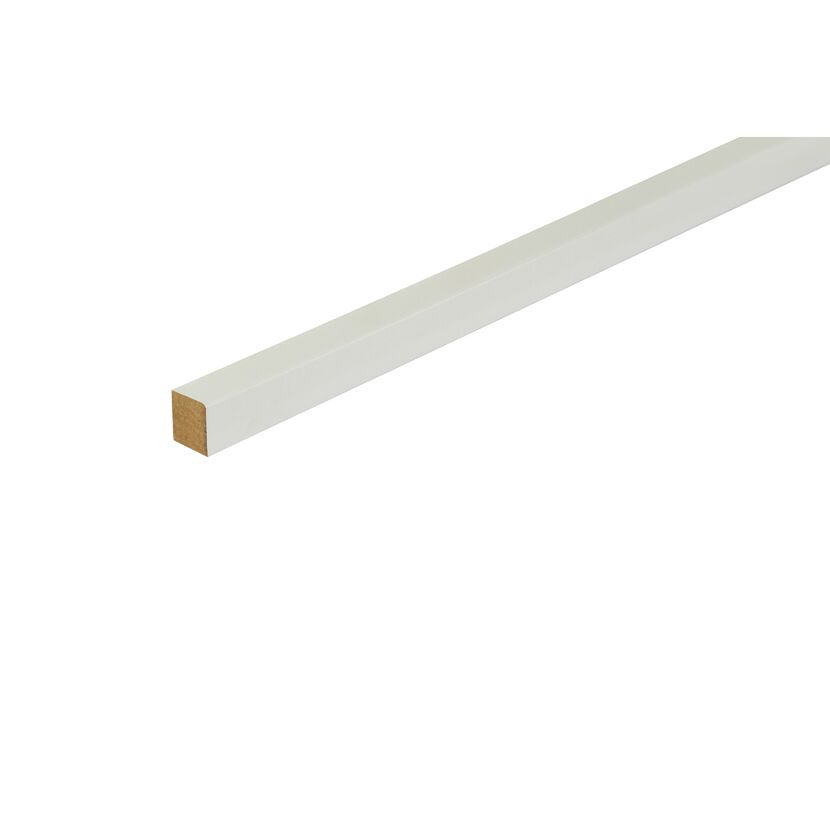 Leiste 'Topline' Grundierfolie weiß 2500 x 19 x 19 mm