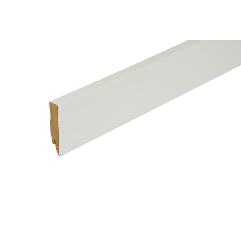 Weiße Sockelleiste Topline 16 x 78 x 2500 mm