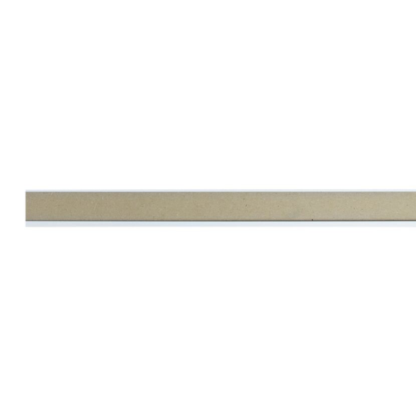 Universal-Sockelleiste gerade weiß 2500 x 58 x 13 mm