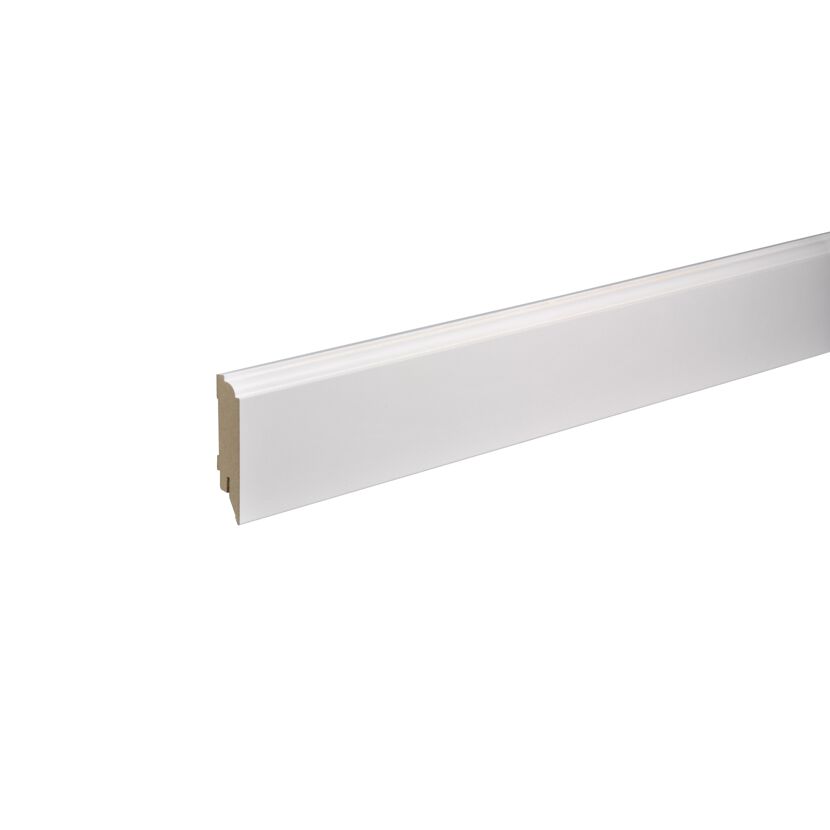 Renoviersockelleiste Grundierfolie weiß 2500 x 78 x 16 mm