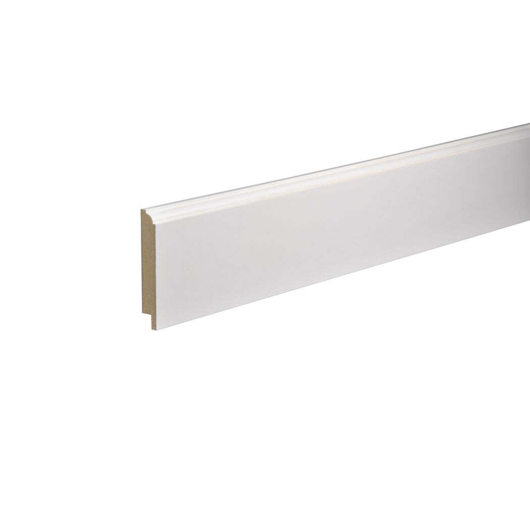 Renoviersockelleiste Grundierfolie weiß 2500 x 50 x 16 mm