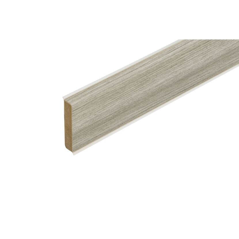 Vinyl-Sockelleiste pinie grau 2500 x 13 x 60 mm