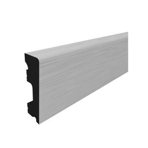 Sockelleiste Aluminium silber 2000 x 50 x 15 mm