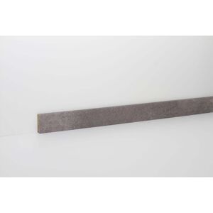 Sockelleiste 'Clip' Zementestrich taupe 2400 x 58 x 19 mm