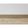 Holzfußboden mit Übergangskappe