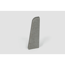 Verkleinertes Bild von Endstück für Sockelleiste Stein grau 2 Stück