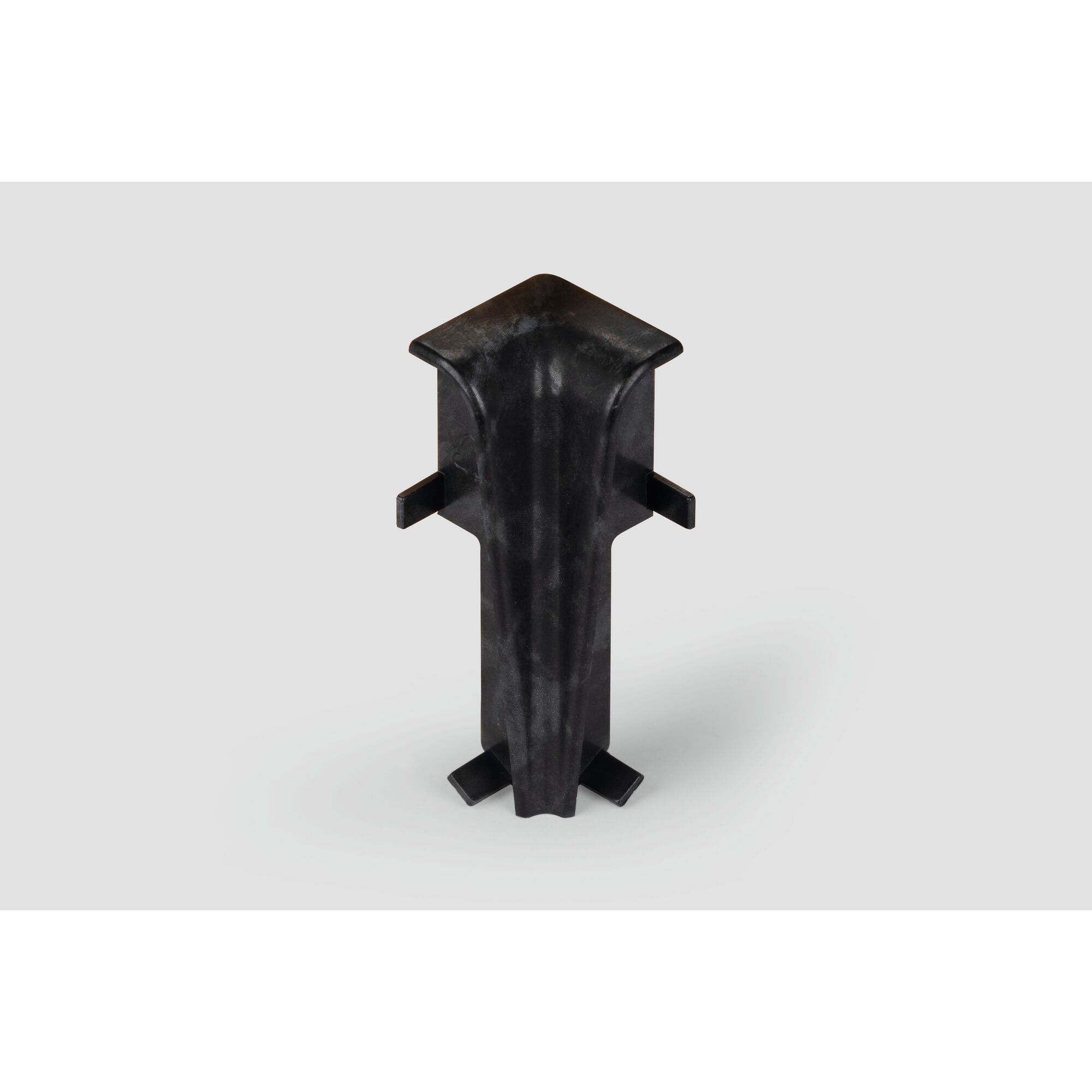 Schwarze Innenecke für Bodenprofile