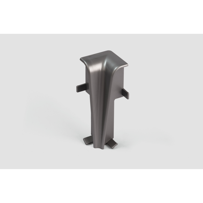 Bild von Innenecke für Sockelleiste Universal silber 2 Stück