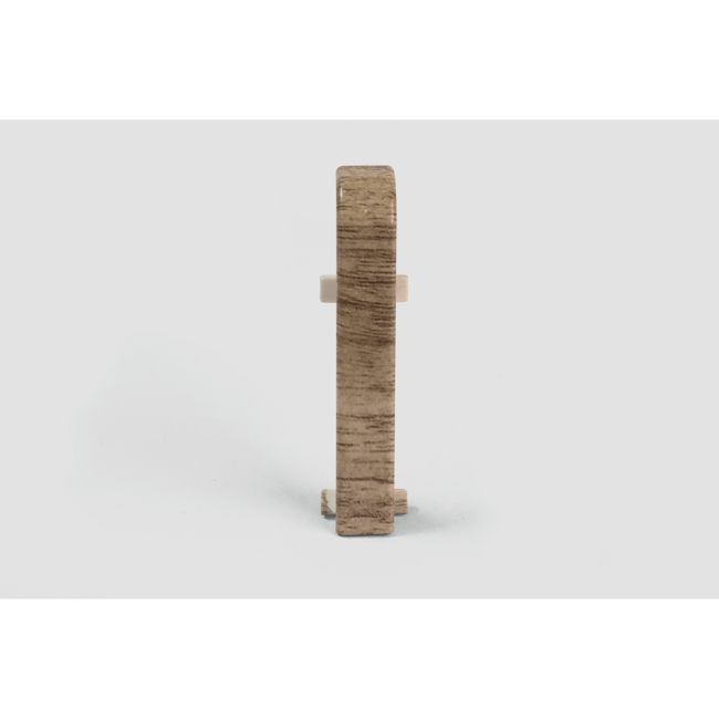Bild von Verbinder für Sockelleiste Nußbaum hellbraun 2 Stück