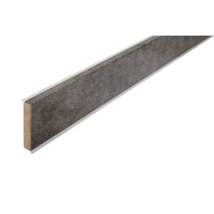Sockelleiste Coburn grau gerade 2500 x 60 x 13 mm