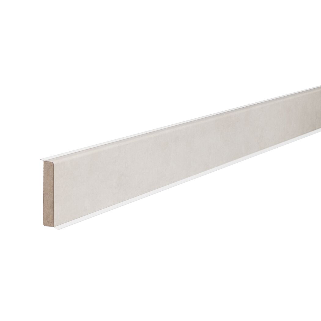 Sockelleiste Perth weiß gerade 2500 x 60 x 13 mm