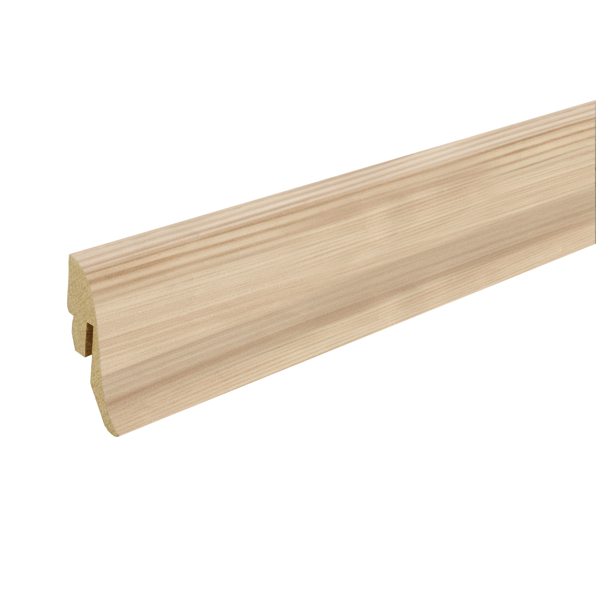 Clip-Sockelleiste Birke Nordic geschwungen 2400 x 40 x 20 mm