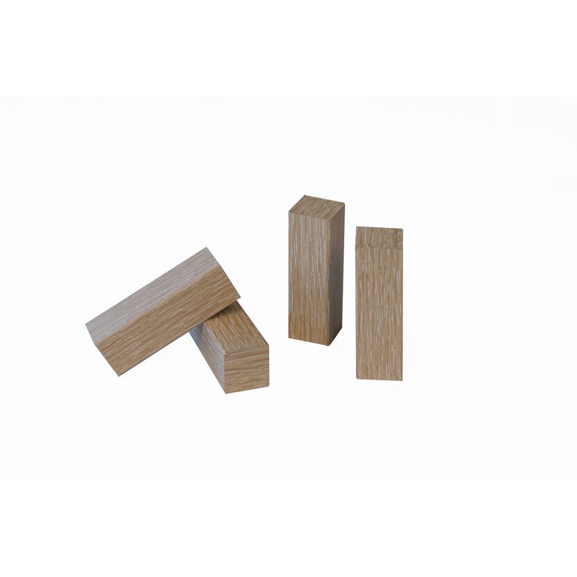 Eckholz Eiche Nova 19 x 19 x 60 mm, 4 Stück