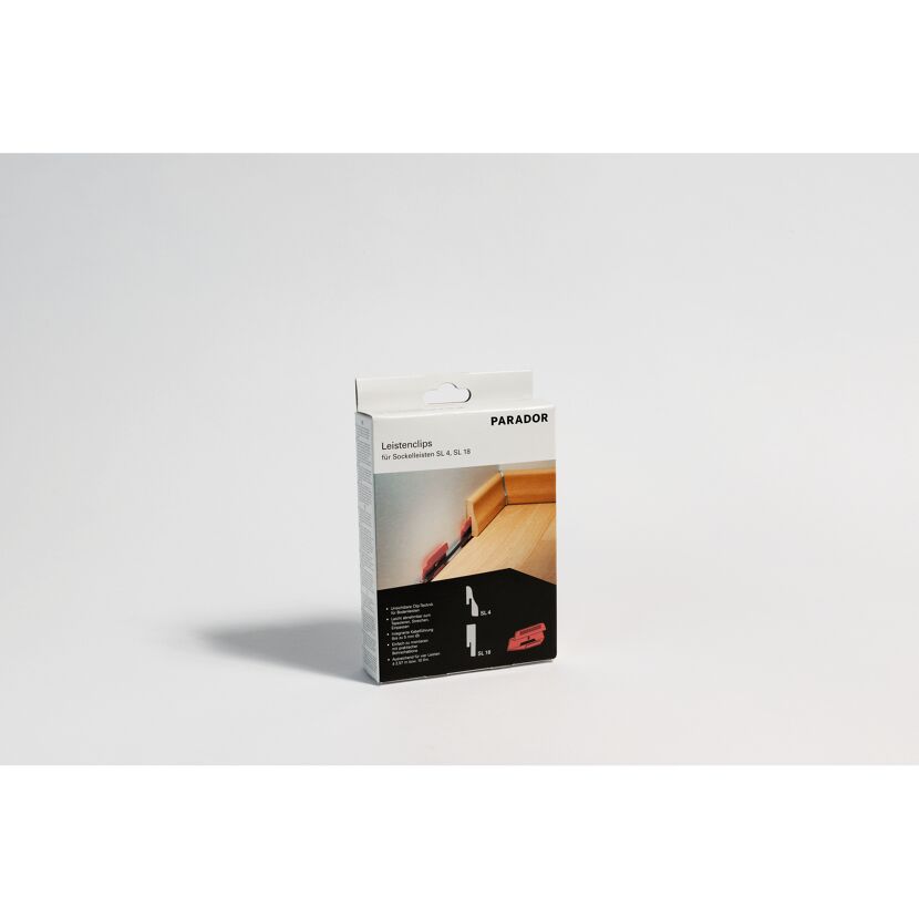 Parador Leistenclips für Sockelleisten SL 4, SL 18
