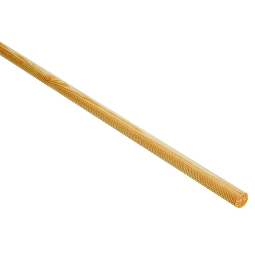 Runder Holzstab aus Kiefernholz