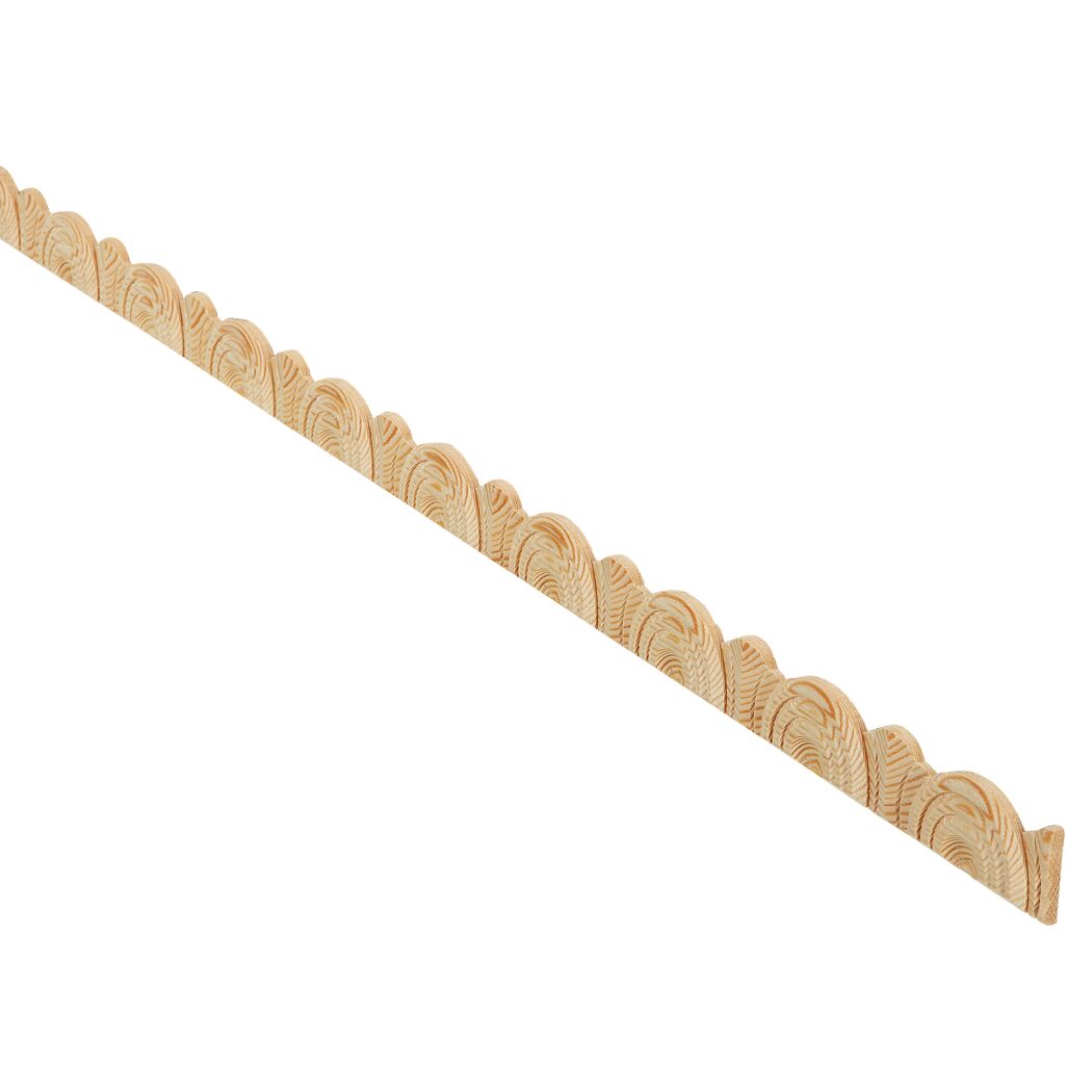 Geschnitzte Holzleiste