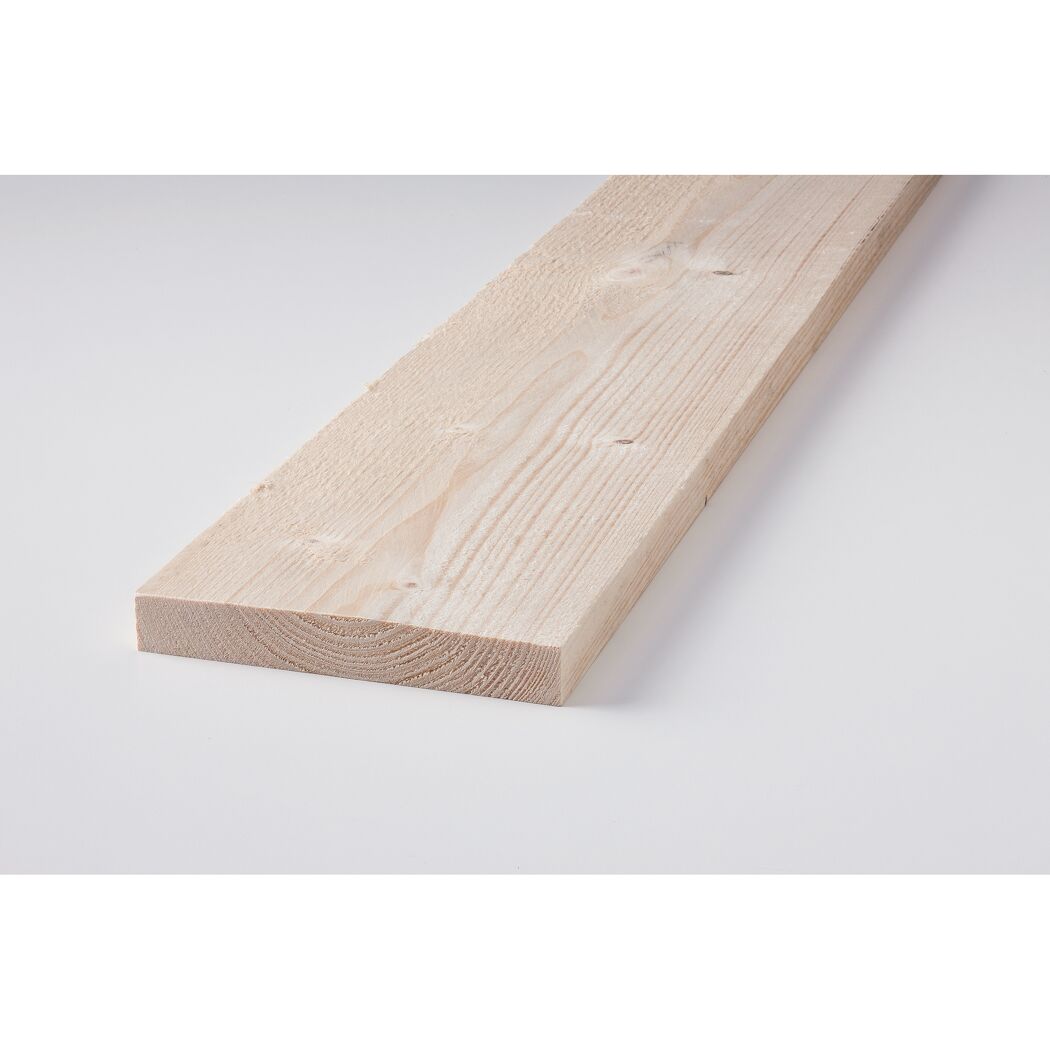 Schalbrett aus rohem Holz