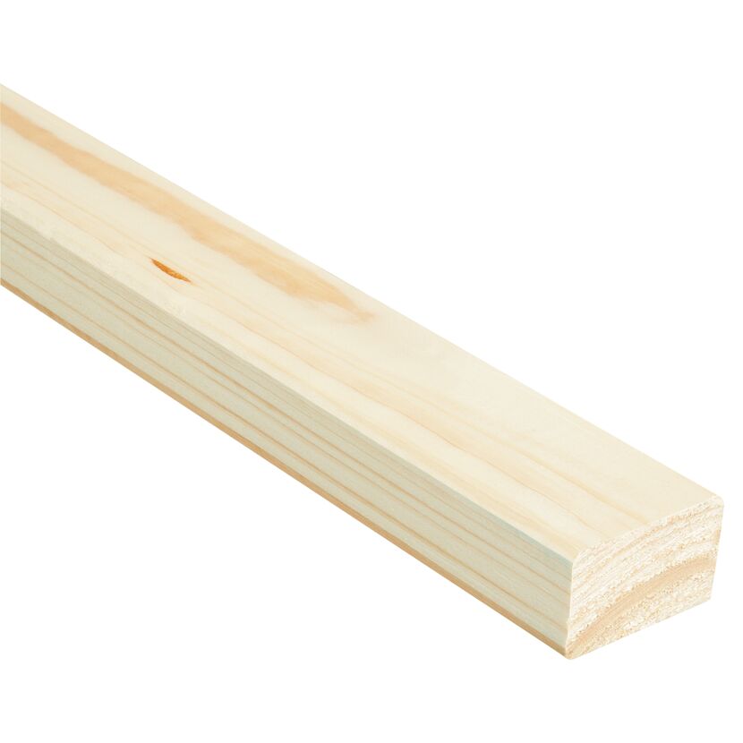 Gehobeltes Holzbrett aus Fichte/Tanne