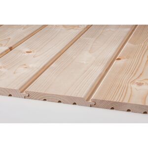 Profilholz Softlineprofil Fichte/Tanne gehobelt 19 x 146 x 2000 mm
