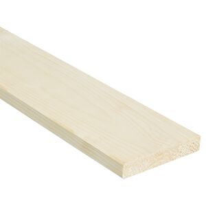 Glattkantbrett Fichte / Tanne gehobelt 2500 x 100 x 18 mm