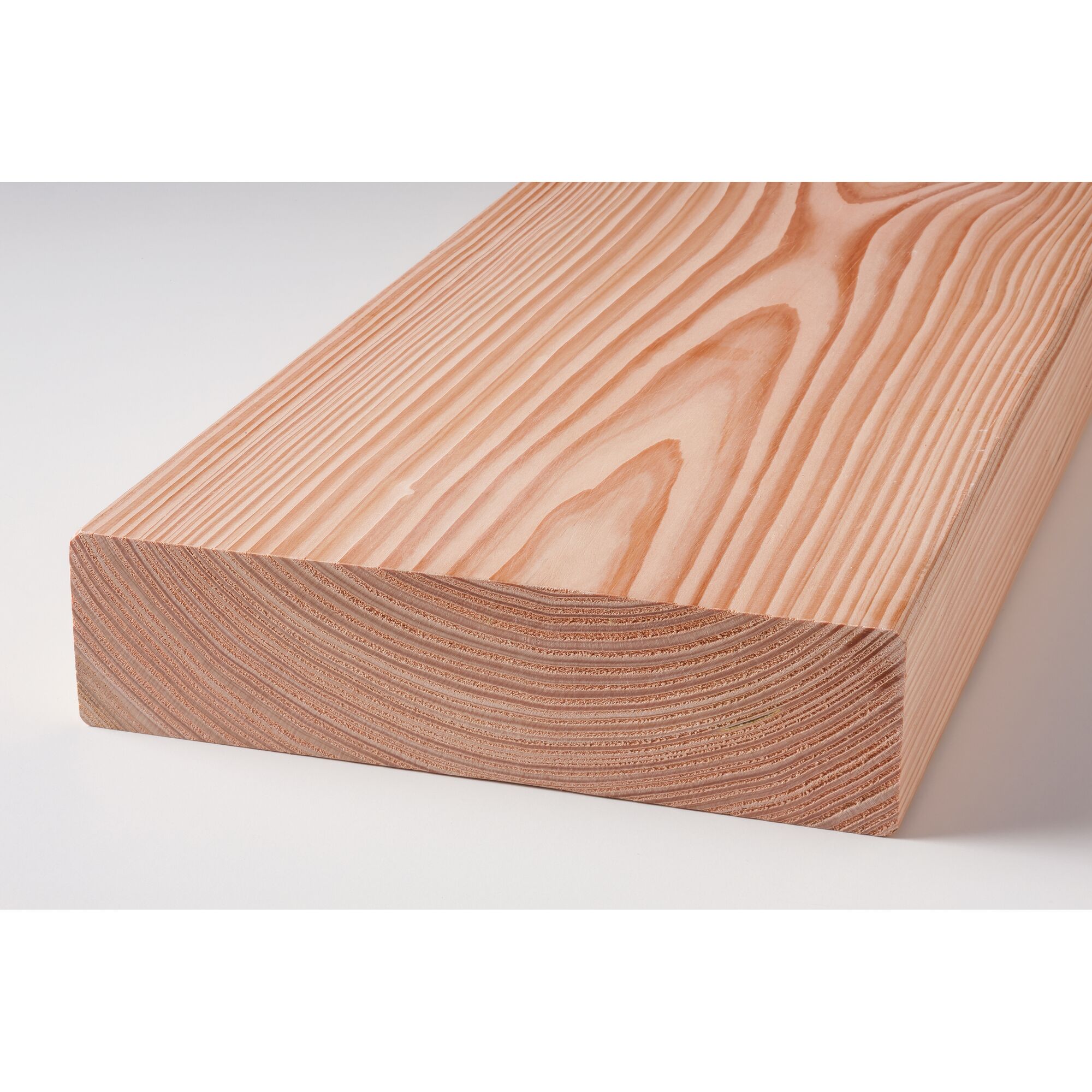 Nahaufnahme einer Douglasie-Massivholzdiele