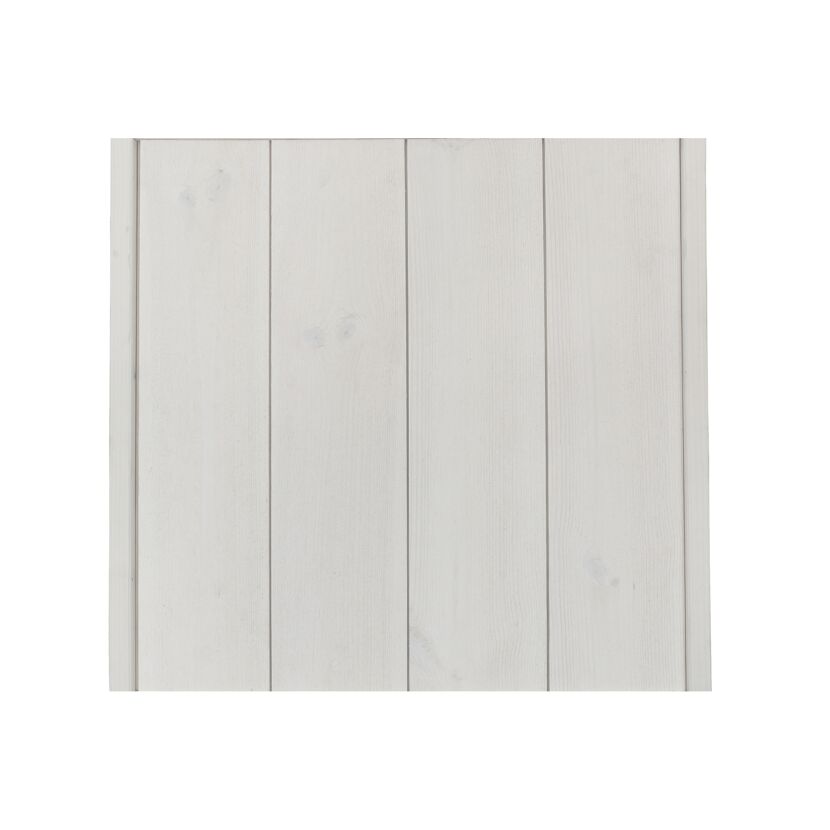 Weiße Holzpaneele