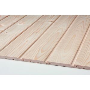 Profilholz Softlineprofil Fichte / Tanne gehobelt 12,5 x 96 x 2000 mm A-Sortierung