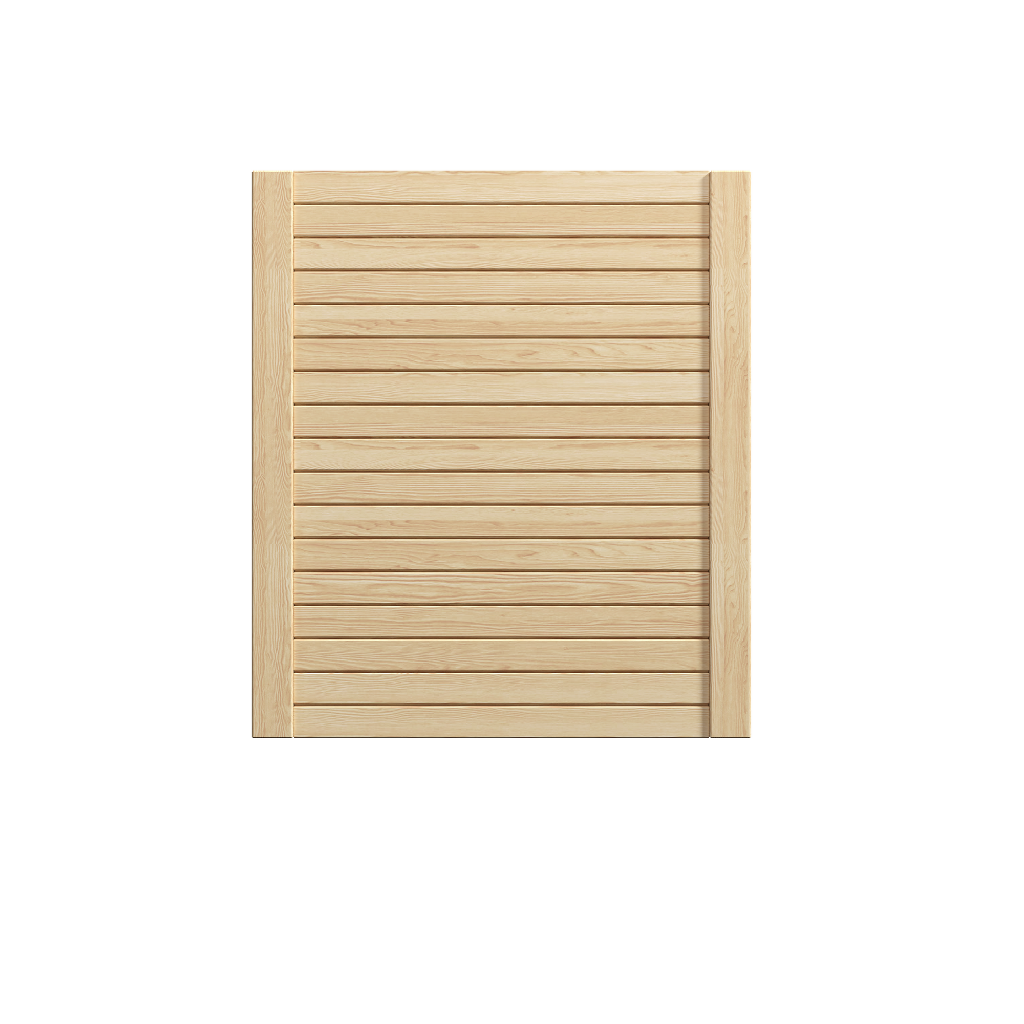 Holzprofiltür, helles Holz