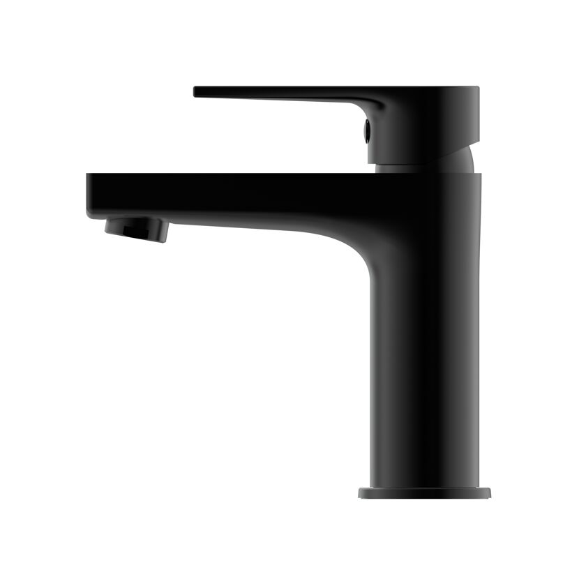 Waschtischarmatur 'Hanoi' schwarz matt 15,6 cm