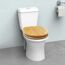 WC-Sitz 'Honolulu' mit Absenkautomatik Bambus graviert