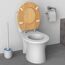 WC-Sitz 'Honolulu' mit Absenkautomatik Bambus graviert