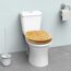 WC-Sitz 'Honolulu' mit Absenkautomatik Bambus graviert