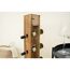 Leimholz 'Antik' Kiefer geflammt 400 x 800 x 18 mm