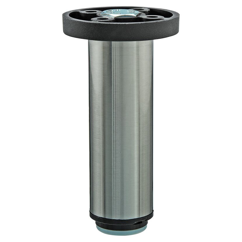 Möbelfüße "Teno" 4 Stück edelstahlfarben 10 cm