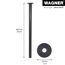 Möbelbein 'Classic ST 1060' Stahl schwarz Ø 30 x 600 mm