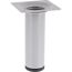 Möbelbein 'Classic ST 1210' Stahl aluminiumfarben Ø 30 x 100 mm