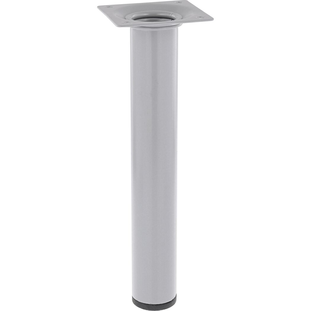Möbelbein 'Classic ST 1220' Stahl aluminiumfarben Ø 30 x 200 mm