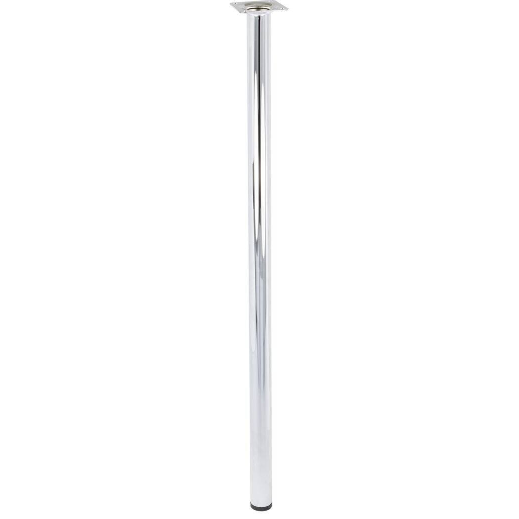 Möbelbein 'Classic ST 1570' Stahl chromfarben Ø 30 x 700 mm